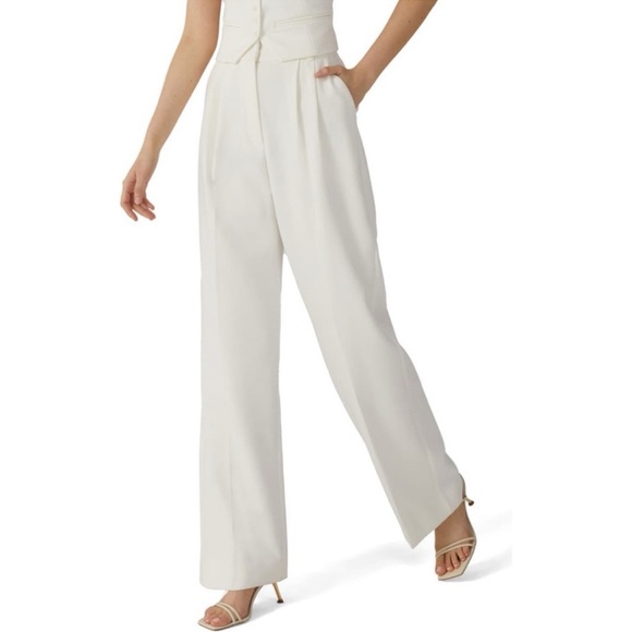 Anthropologie Favorite Daughter The Favorite Pleated High Rise Pants Trouser NWT - Picture 2 of 12